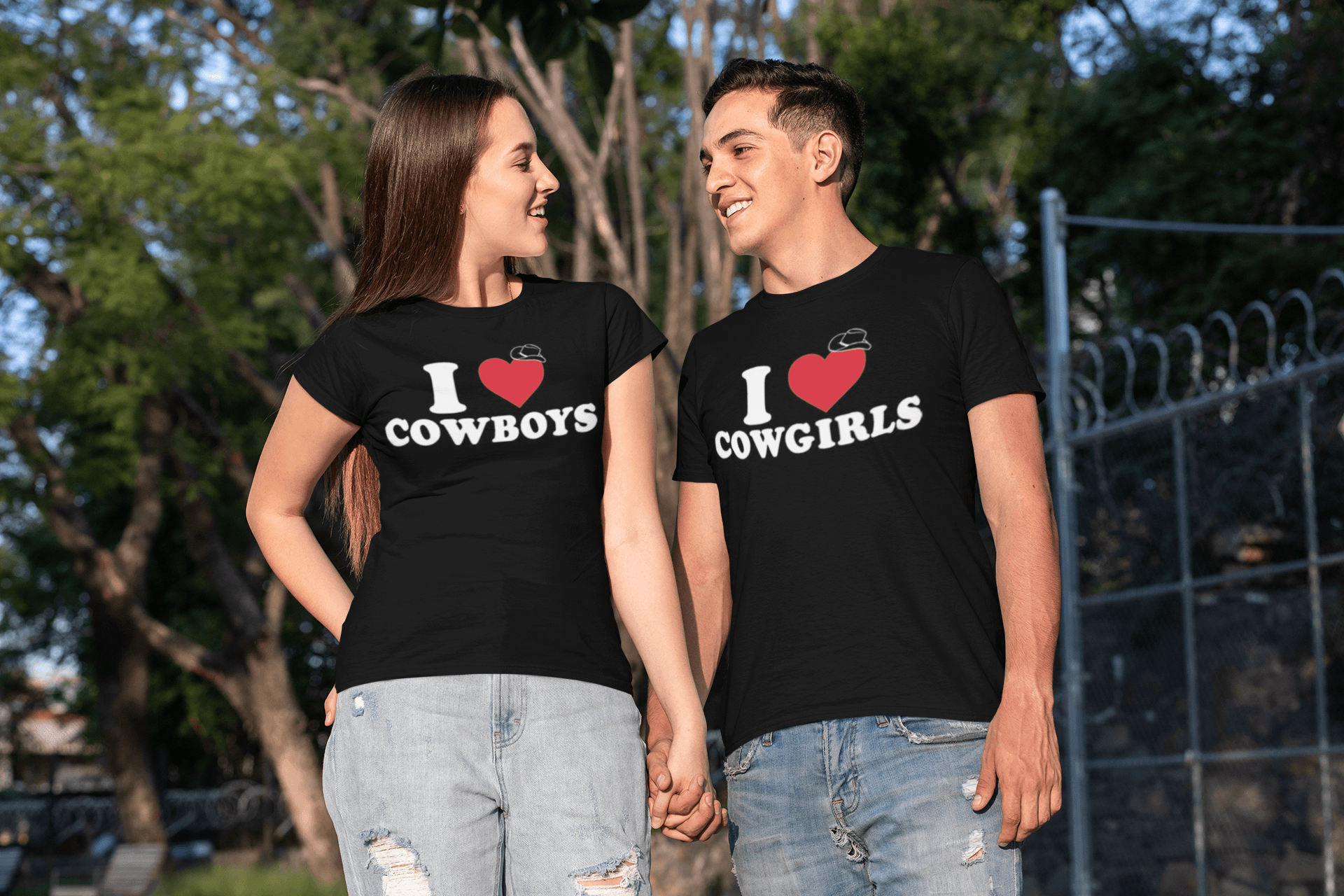 I Love Cowgirls Top Koala Sofstyle 100% Cotton Unisex Tee - TopKoalaTee