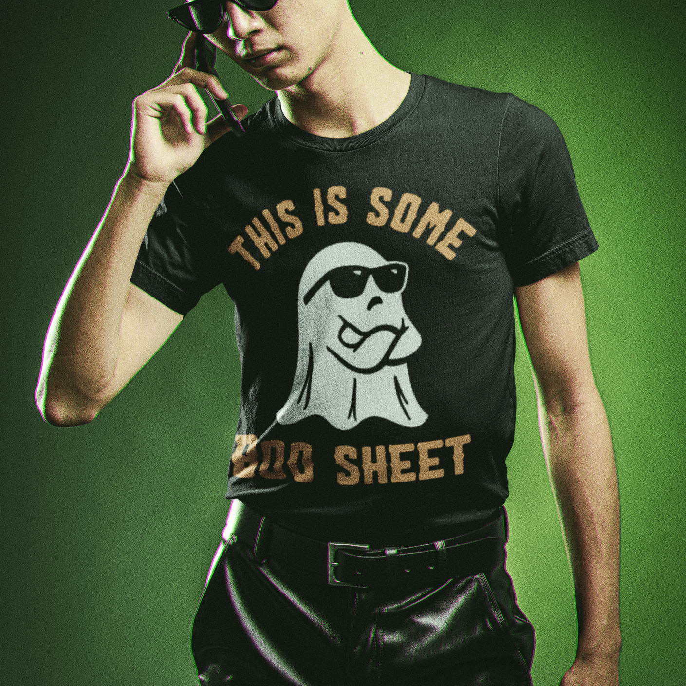 Halloween T-shirt Top Kola Softstyle This is Some Boo Sheet Unisex Top - TopKoalaTee