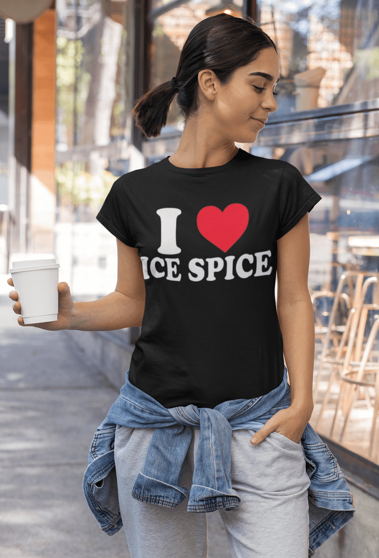 I Love Ice Spice T-Shirt Ultra Soft Feel 100% Cotton Unisex Tee - TopKoalaTee