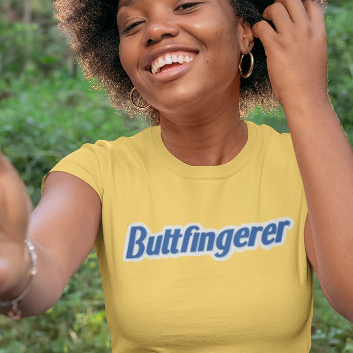 Buttfingerer Short Sleeve DTG Printed Premium Crew Neck Unisex T-shirt