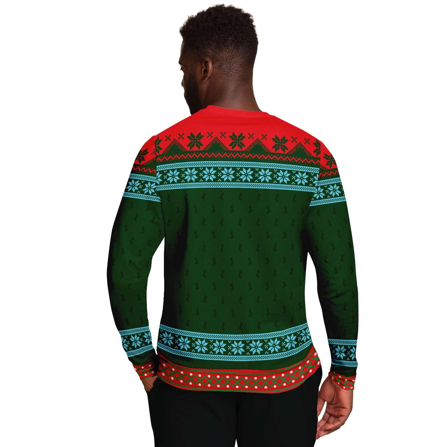 Teachers always make the Nice list Unisex Ugly Christmas Sweatshirt - TopKoalaTee