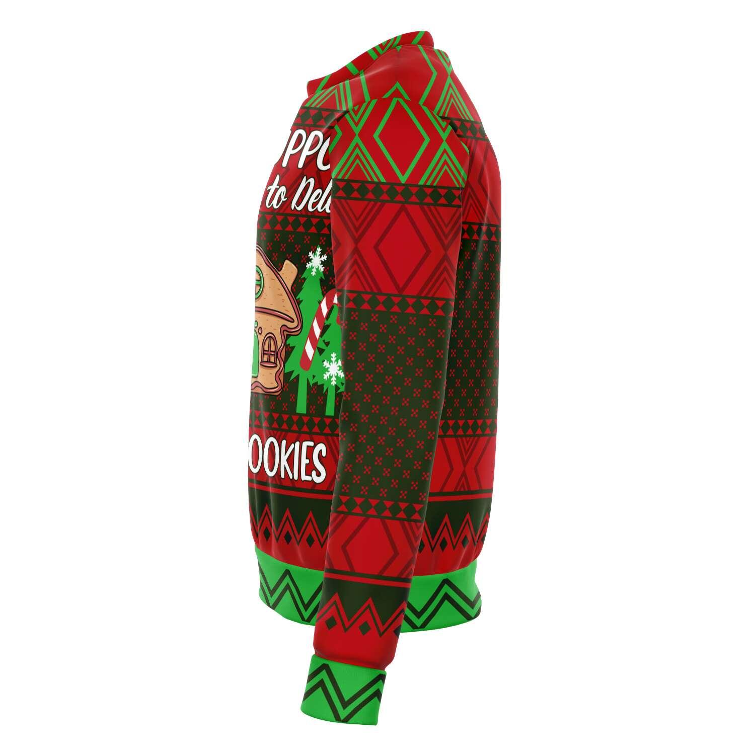 Tech Support I'm Here to Delete Your Cookies Unisex Ugly Christmas Sweatshirt - TopKoalaTee