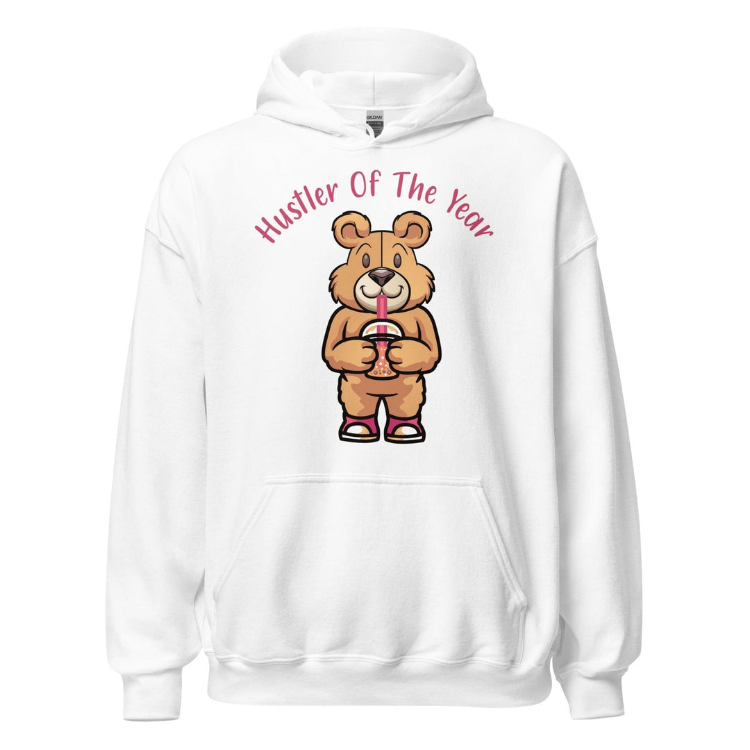 Teddy Bear Hoodie Urban Teddy Bear Serie Series Hustler of the Year Unisex Pullover - TopKoalaTee