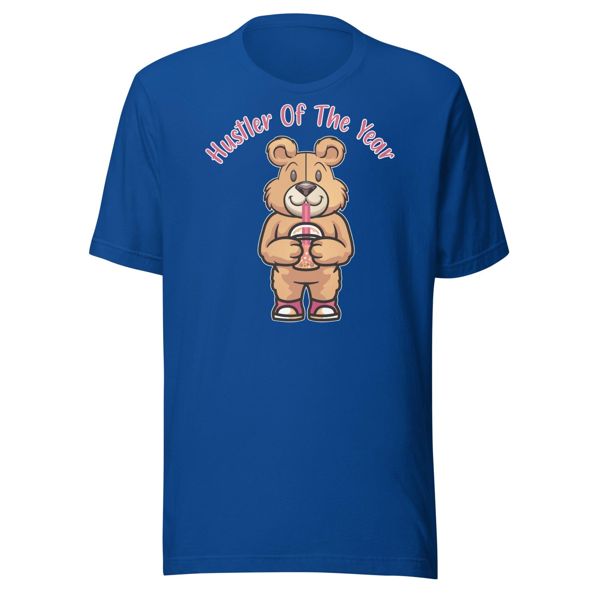 Teddy Bear T-Shirt Urban Teddy Bear Series Hustler of the Year Short Sleeve Unisex Top - TopKoalaTee
