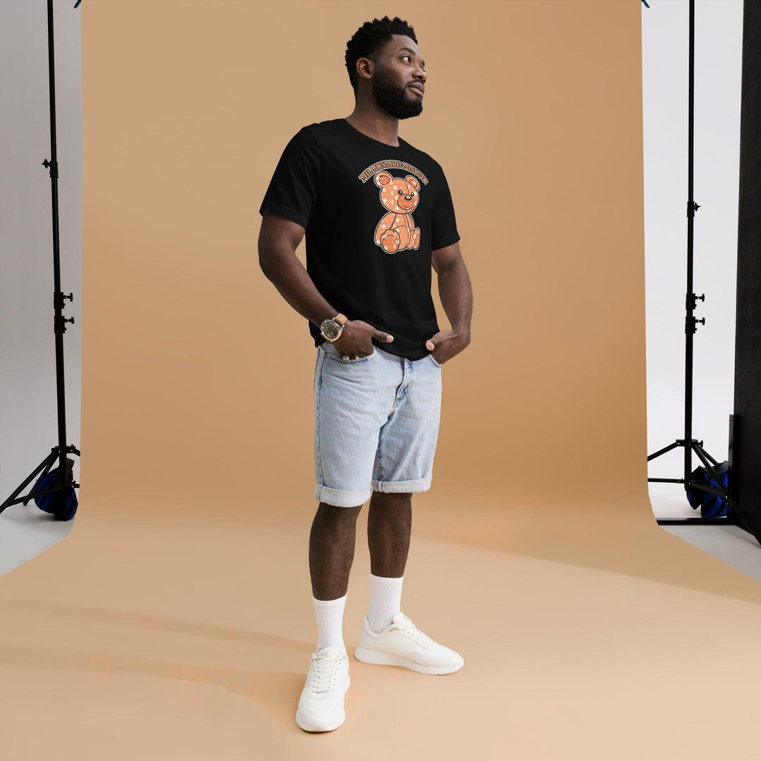 Teddy Bear T-Shirt Urban Teddy Series Millionaire Mindset Marked in Designer Prada Labels Short Sleeve Top - TopKoalaTee