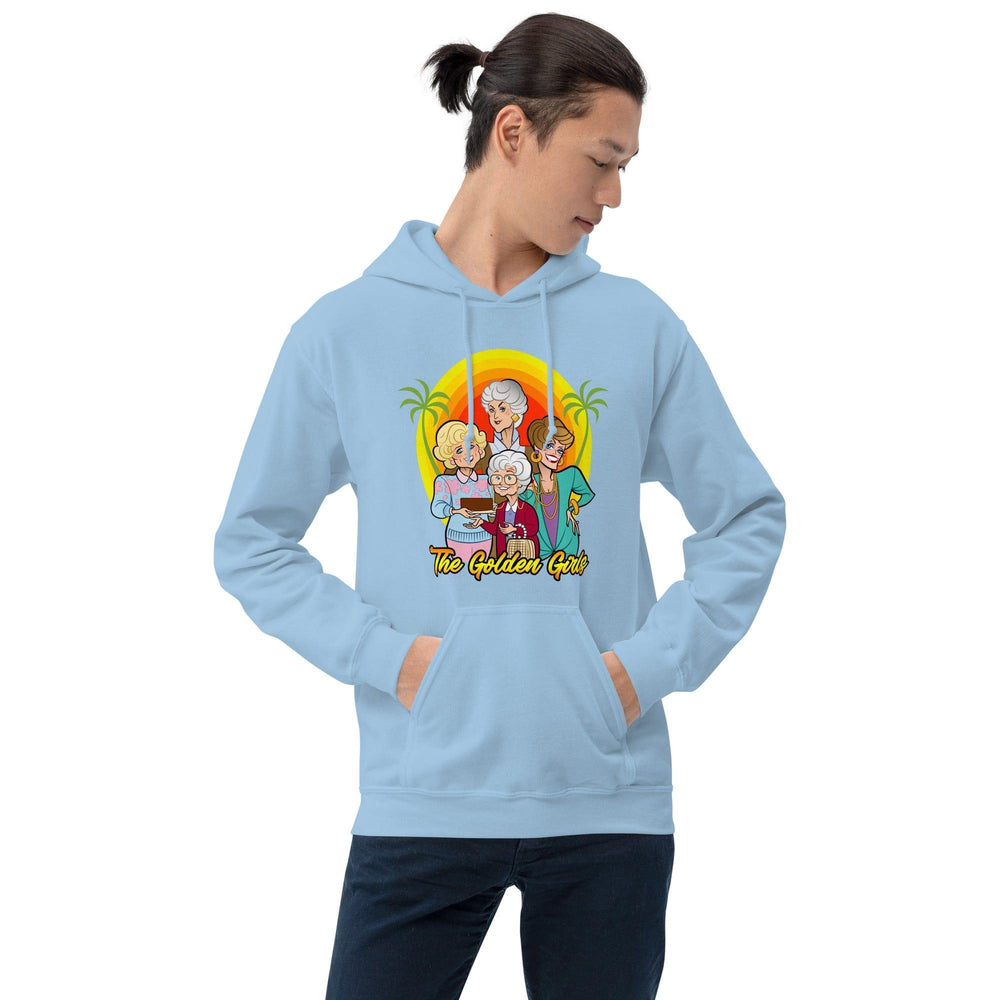 The Golden Girls Hoodie 80's TV Sitcom Animated Characters Unisex Pullover - TopKoalaTee