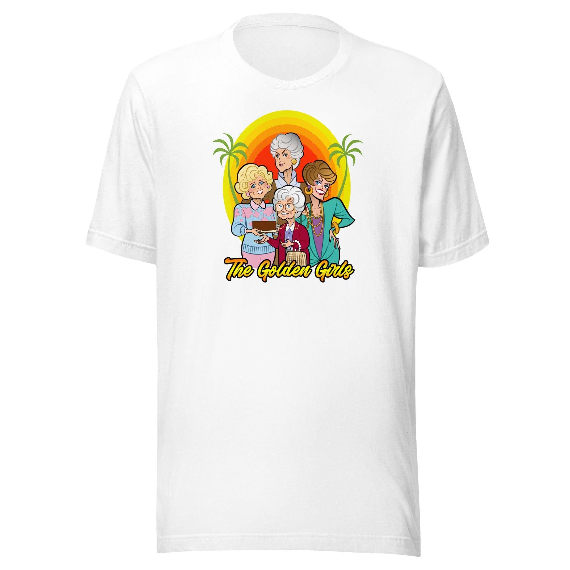 The Golden Girls Short Sleeve T-shirt 80's TV Animated Characters Unisex Pullover - TopKoalaTee