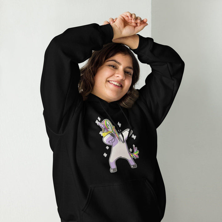 Tic Toc Hoodie Dabbing Rainbow Unicorn Unisex Pullover - TopKoalaTee