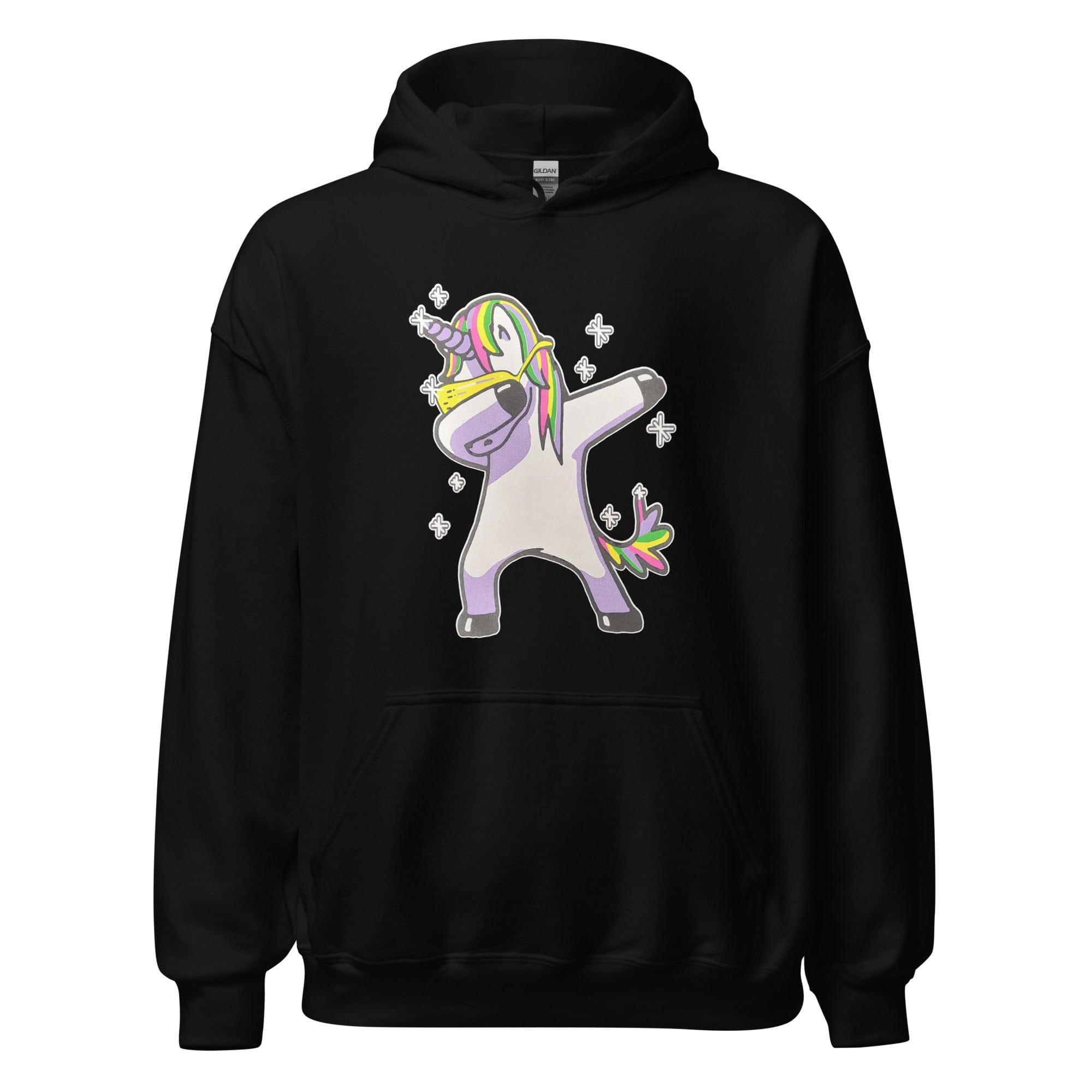 Tic Toc Hoodie Dabbing Rainbow Unicorn Unisex Pullover - TopKoalaTee