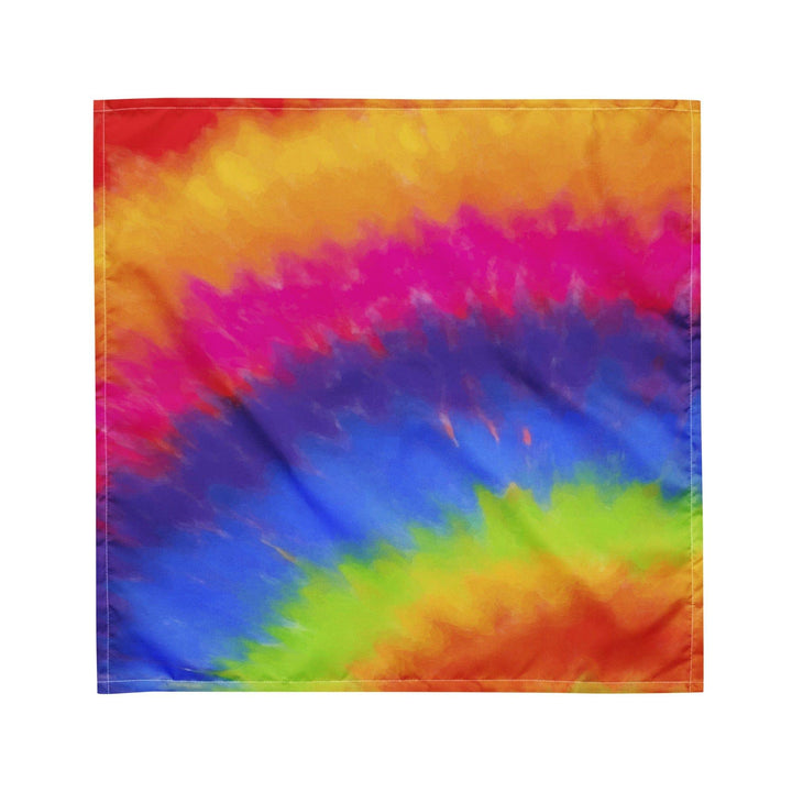 Tie Dye Rainbow Swirl Pattern Designer All-over print bandana TopKoalaTee - TopKoalaTee