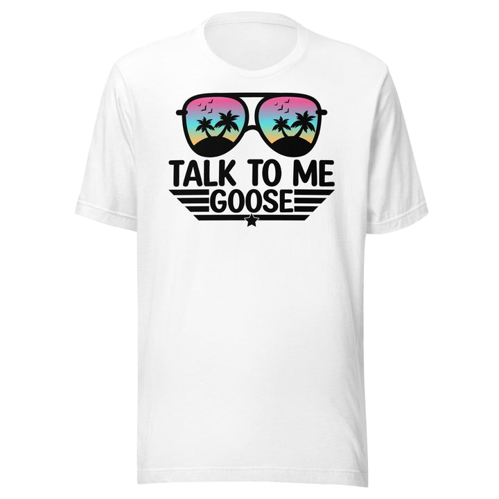 Top Gun T-shirt Talk to me Goose Short Sleeve Top - TopKoalaTee
