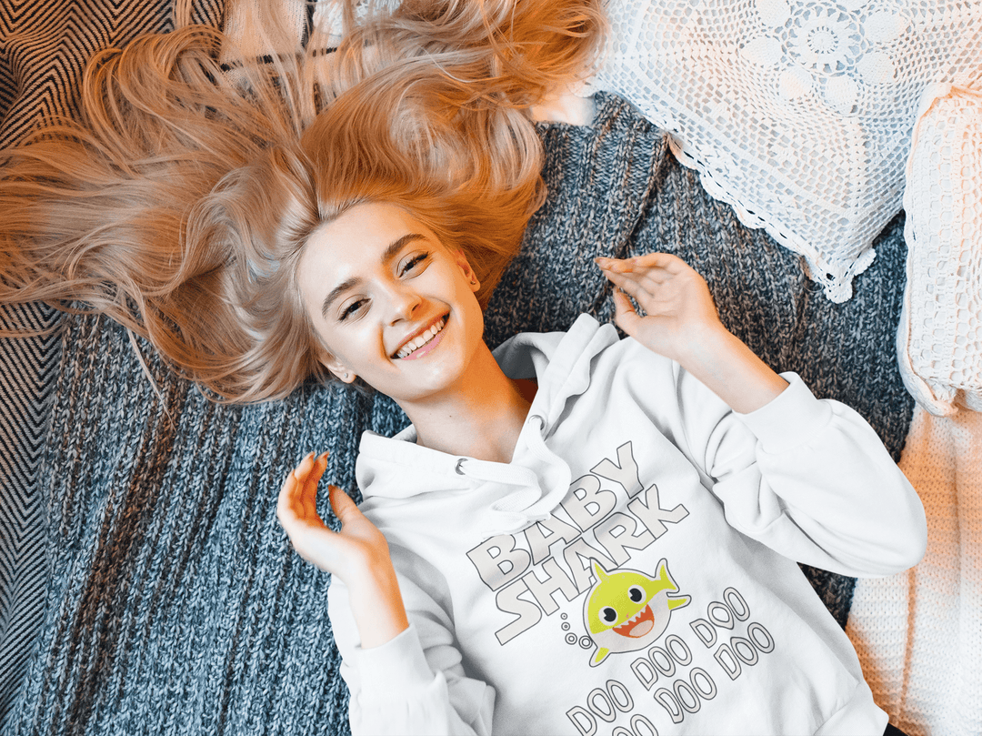 Top Koala Soft Style Little Shark Blended Cotton Unisex Pullover - TopKoalaTee