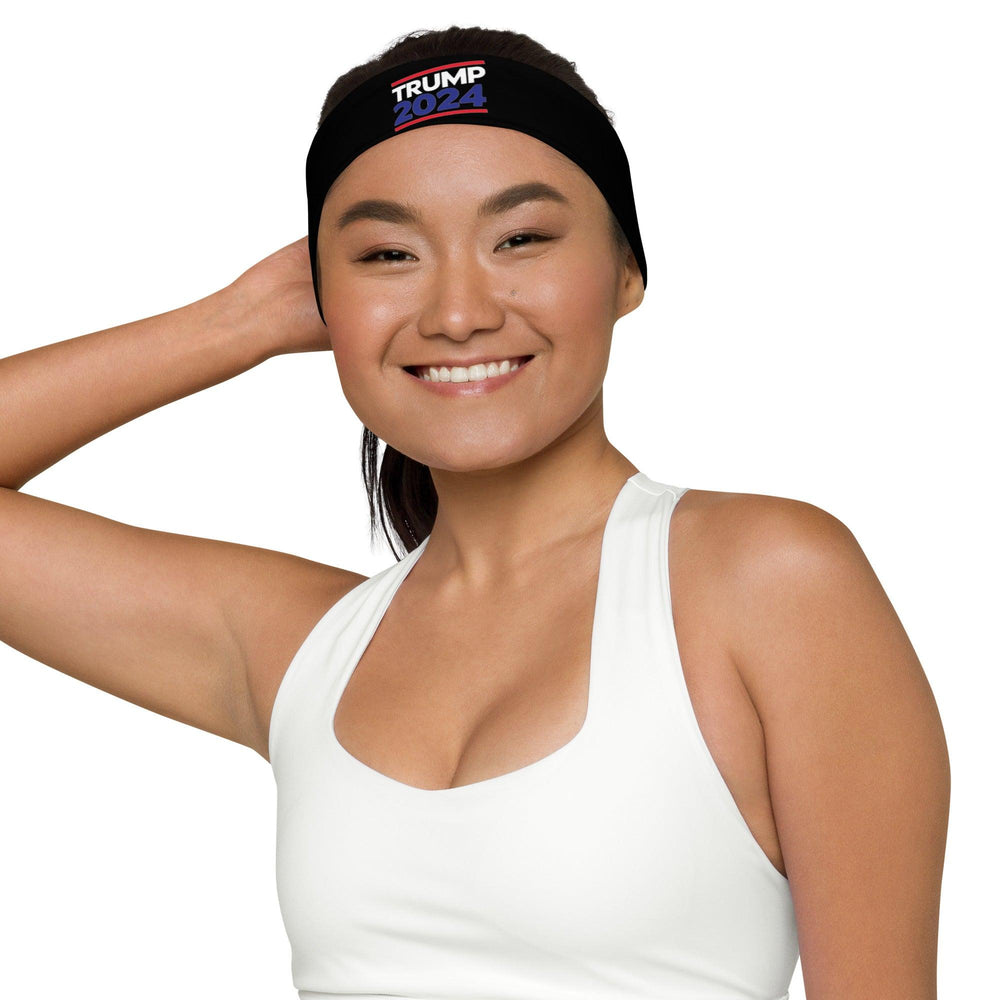 Trump 2024 Red White And Blue Sports Headband Quick Dry Sweat Band - TopKoalaTee