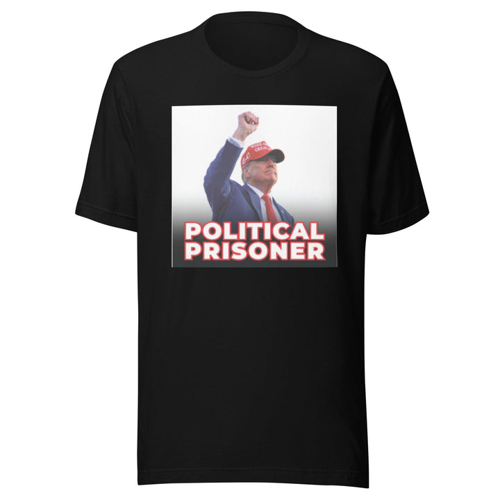 Trump T-Shirt Political Prisonor Short Sleeve Unisex Cotton Crew Neck Top - TopKoalaTee