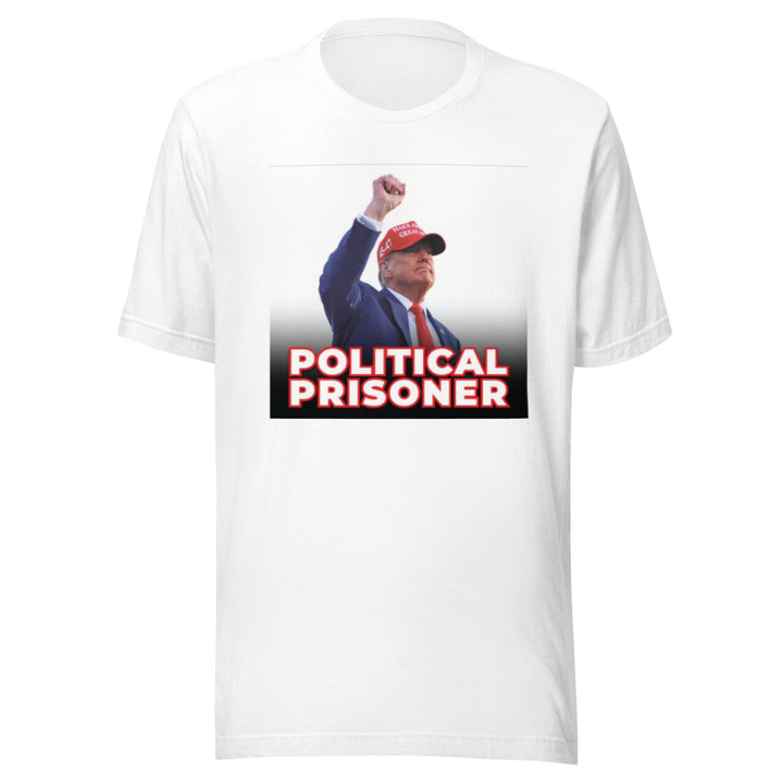 Trump T-Shirt Political Prisonor Short Sleeve Unisex Cotton Crew Neck Top - TopKoalaTee