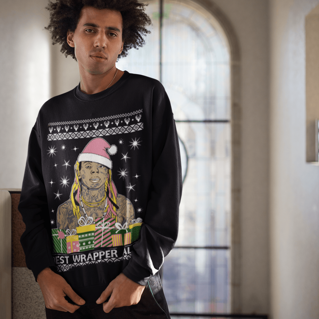 Ugly Christmas Sweater Best Wrapper Around Top Koala Tee Unisex Pullover - TopKoalaTee