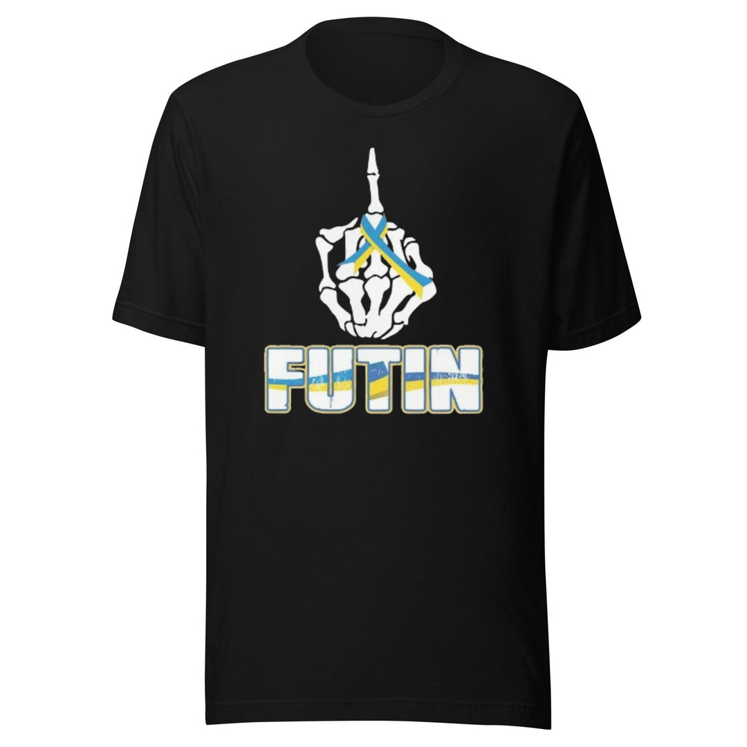 Ukraine T-Shirt Futin Short Sleeve 100% Cotton Crew Neck Top - TopKoalaTee