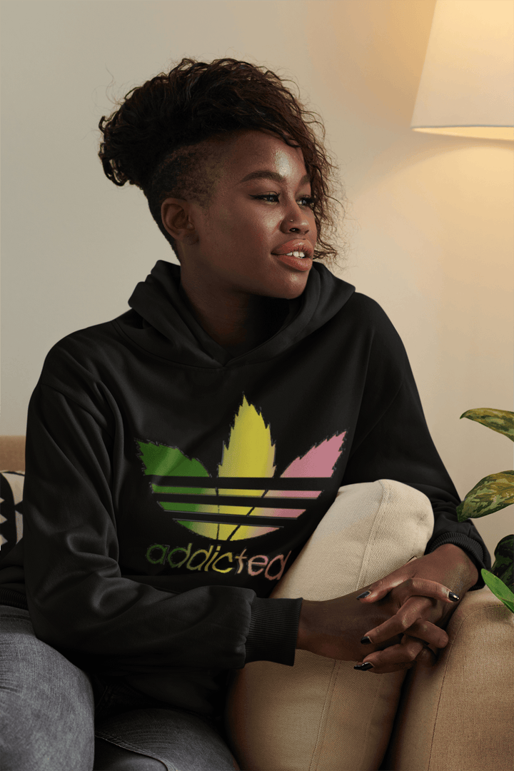 Softstyle Hoodie Addicted Rasta Leaf Top Koala Unisex Pullover - TopKoalaTee