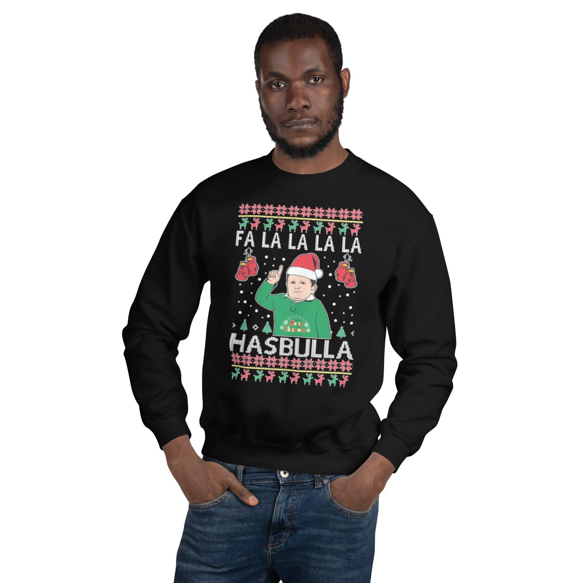 Fa La La La Hasbullah Top Koala Tee Ugly Christmas Sweater - TopKoalaTee