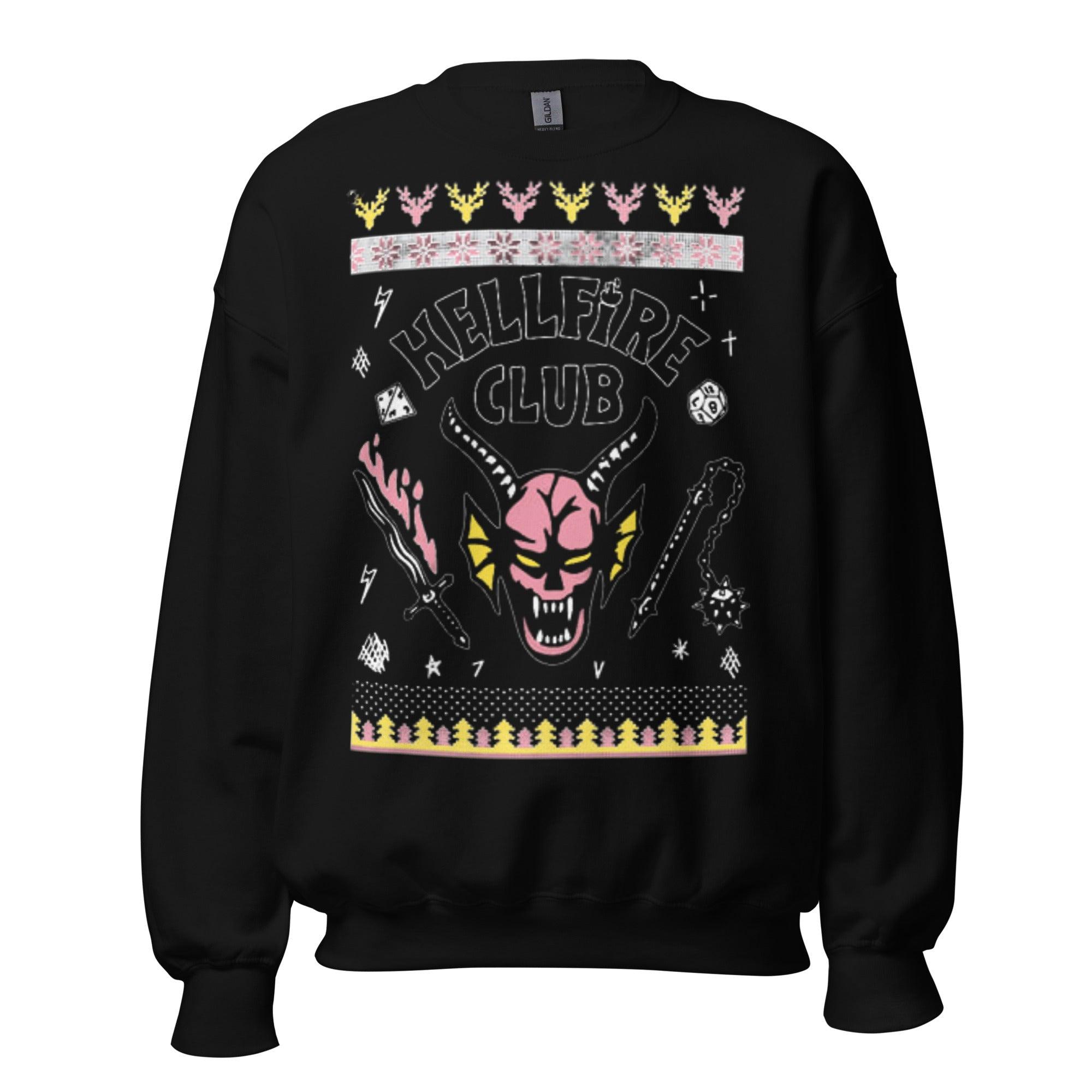 Ugly Christmas Sweater Bikers Club Heavyweight Ultra Soft Pullover - TopKoalaTee