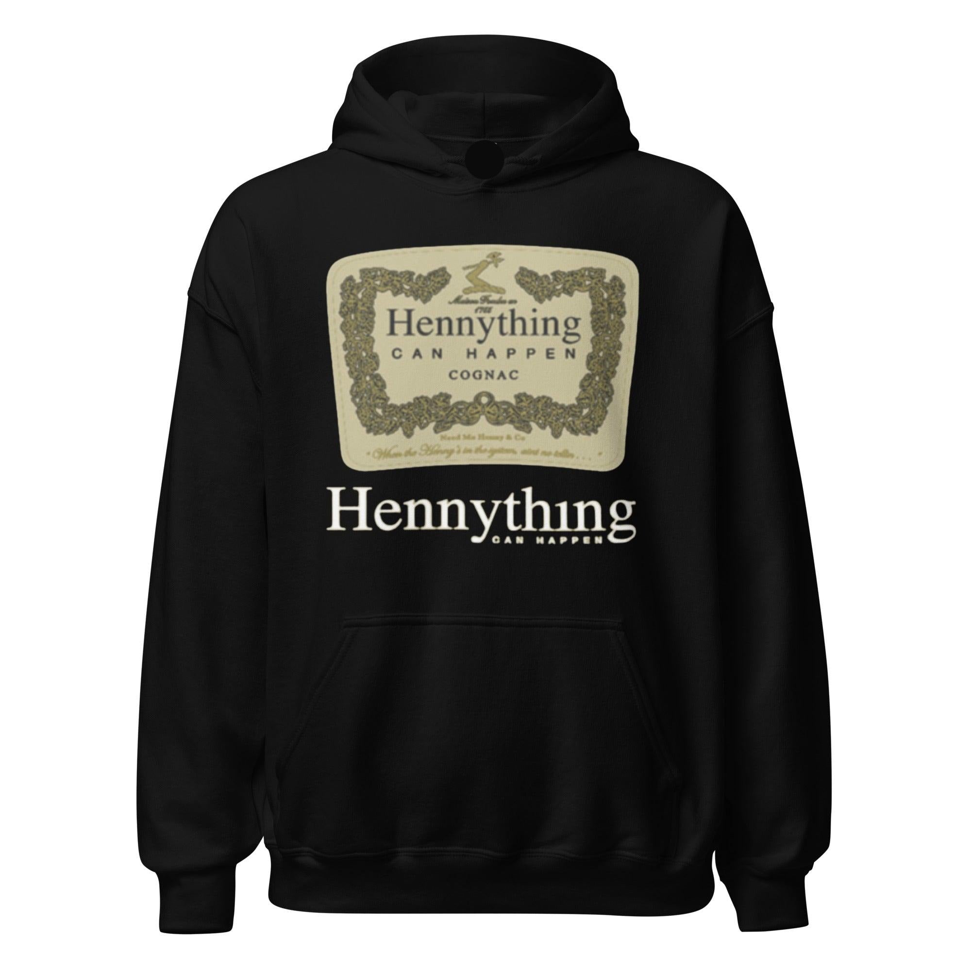 Cognac Hoodie Top Koala Softstyle Hennything Can Happen Unisex Pullover
