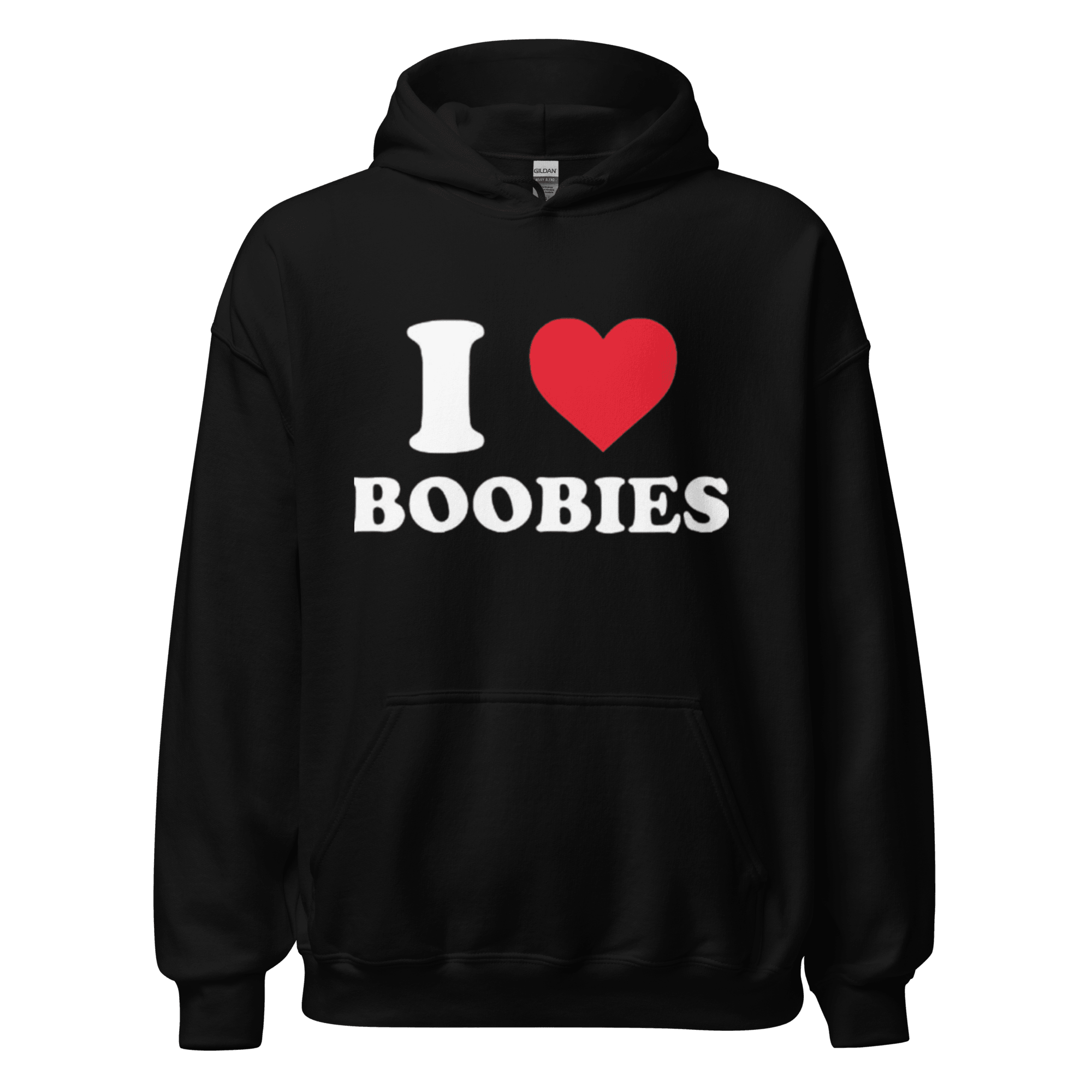 I Love Boobies Top Koala Blended Cotton Unisex Soft Style Pullover - TopKoalaTee