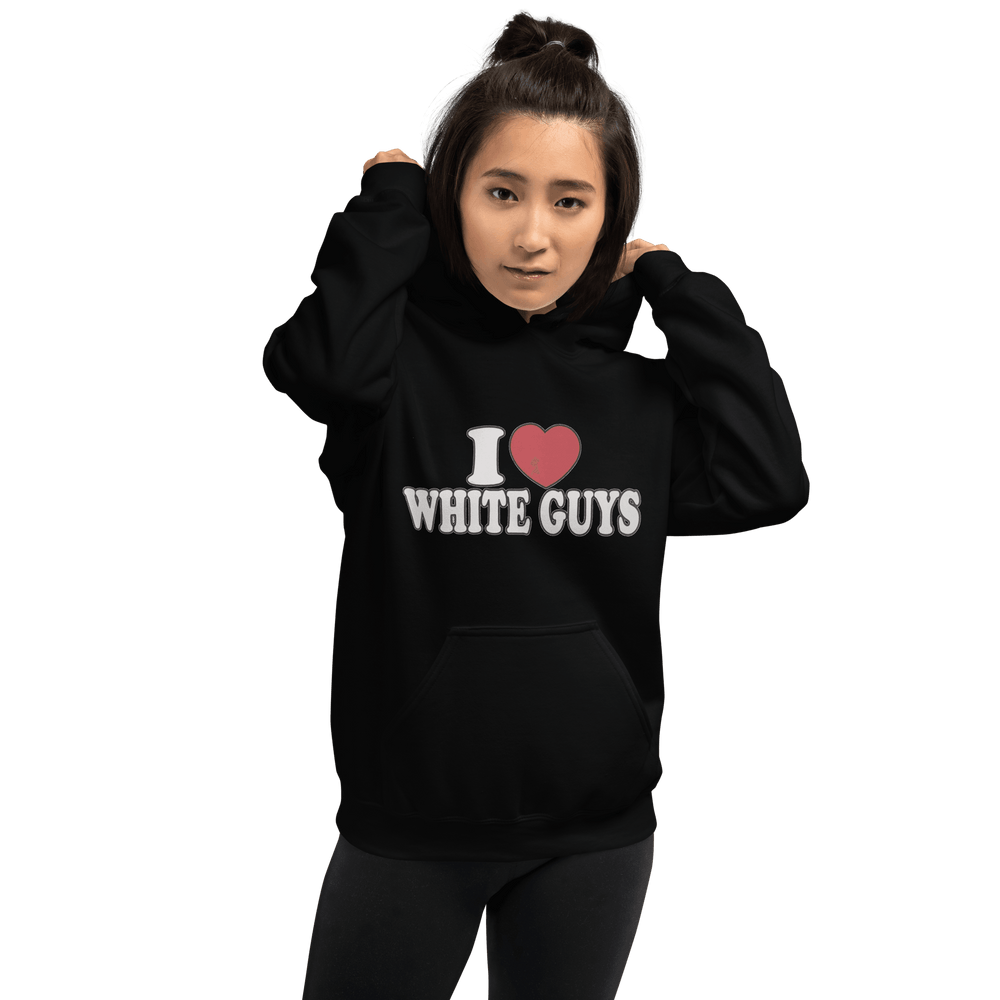 Blended Hoodie I Love White Guys Top Koala Softstyle Unisex Pullover - TopKoalaTee