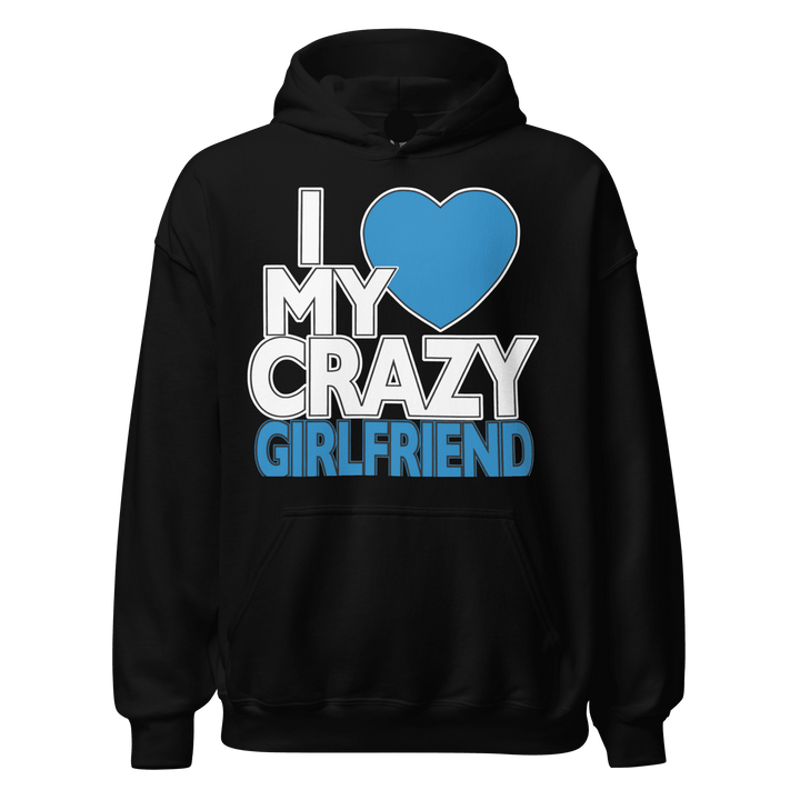 I Love My Crazy Boyfriend/Girlfriend Couples Hoodie Set Ultra Soft Blended Cotton Unisex Pullovers - TopKoalaTee
