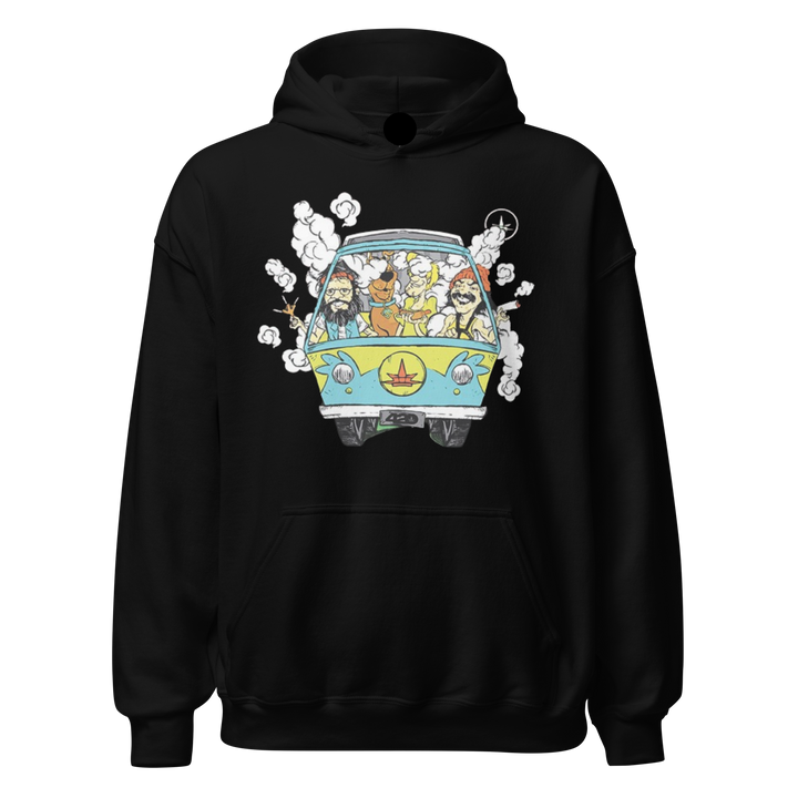 Cheech & Chong Scooby Doo Up in Smoke Artist Unisex Hoodie