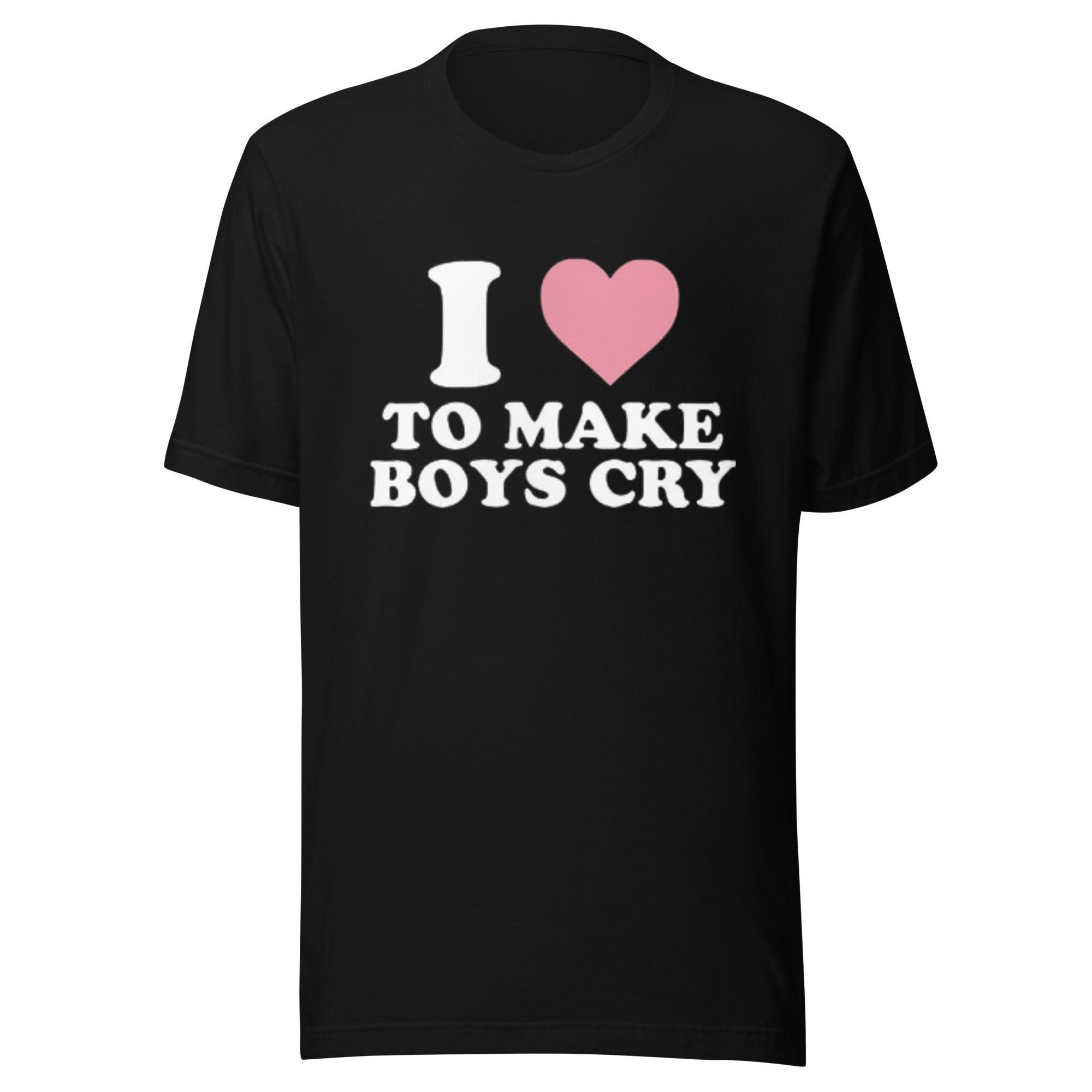 I love To Make Boys Cry Top Koala Softstyle Short Sleeve Unisex Tee - TopKoalaTee
