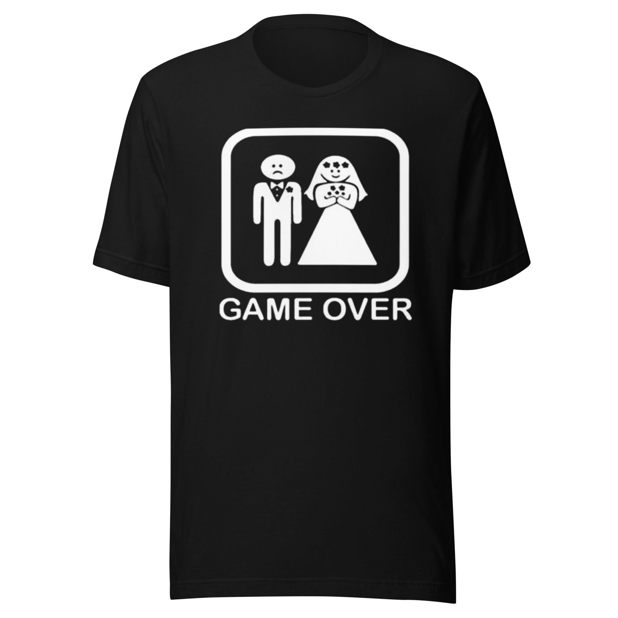 Divorce T-shirt Top Koala Softstyle Game Over Short Sleeve Unisex Tee - TopKoalaTee
