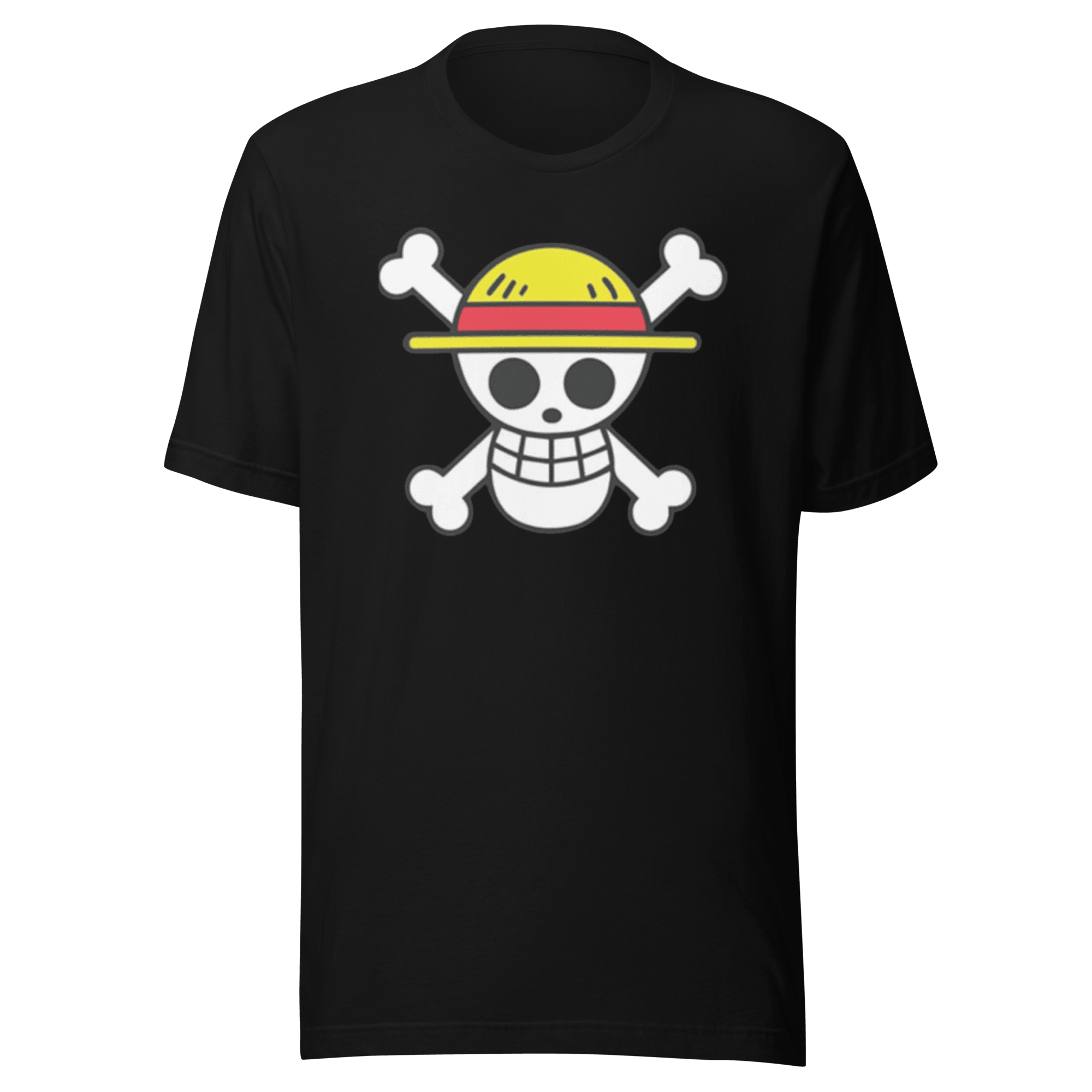 Short Sleeve T-shirt Pirate Sign In a Straw Hat Ultra Soft 100% Cotton Unisex Crewneck Top - TopKoalaTee