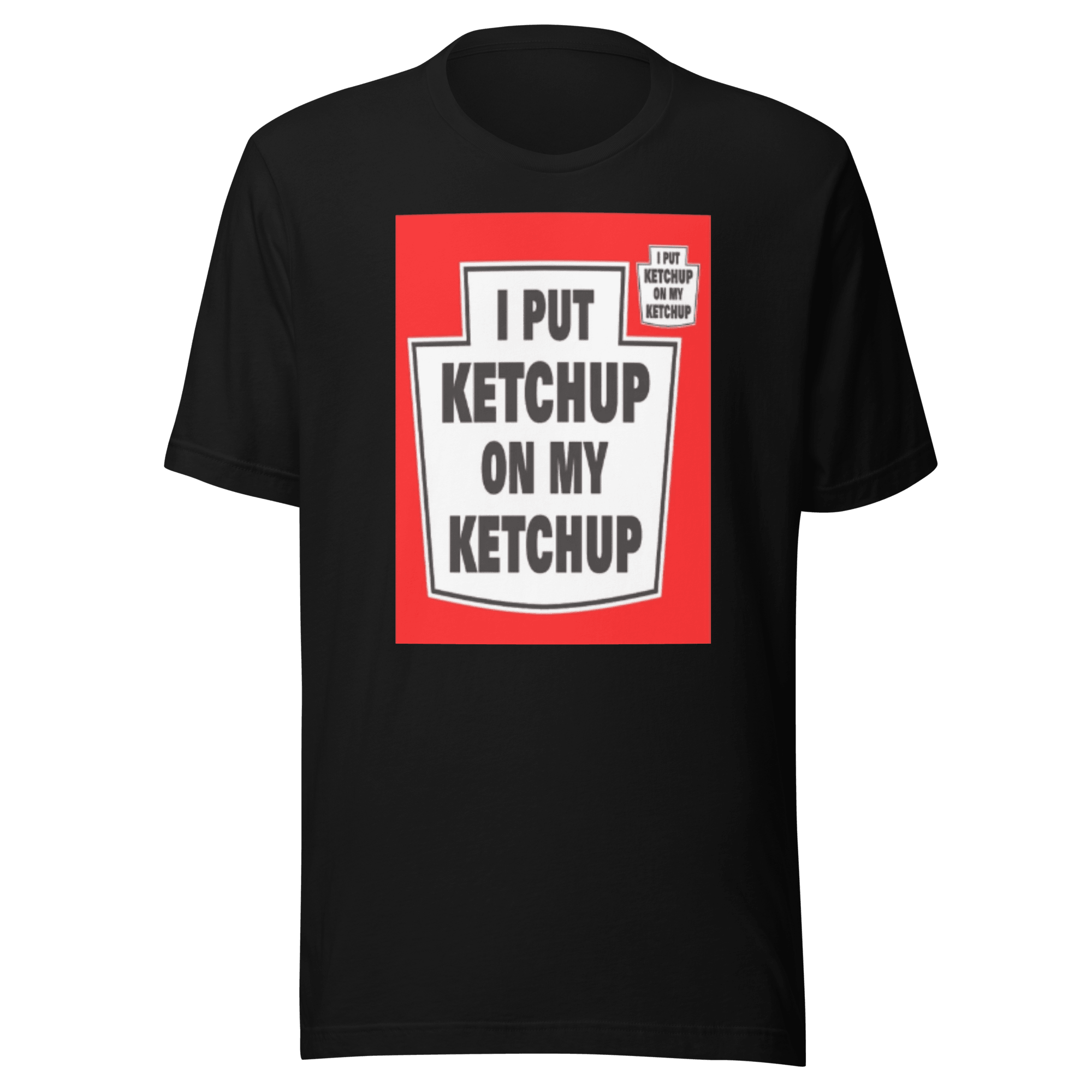 Pop Art T-shirt Famous Condiment Humor Short Sleeve 100 Percent Cotton Crewneck Top - TopKoalaTee