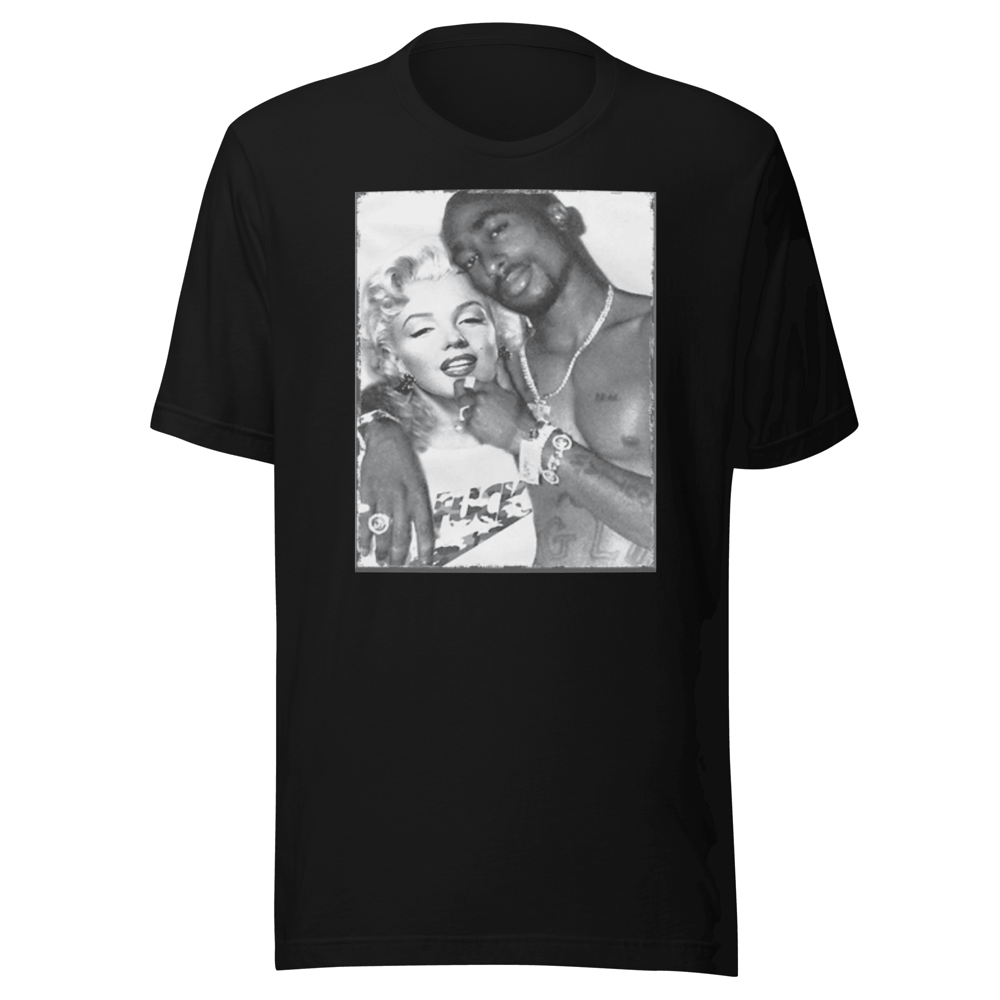Iconic T-shirt Famous 50's Star Portrait With Decease Rap Artist Short Sleeve Crewneck Ultra Soft Top - TopKoalaTee