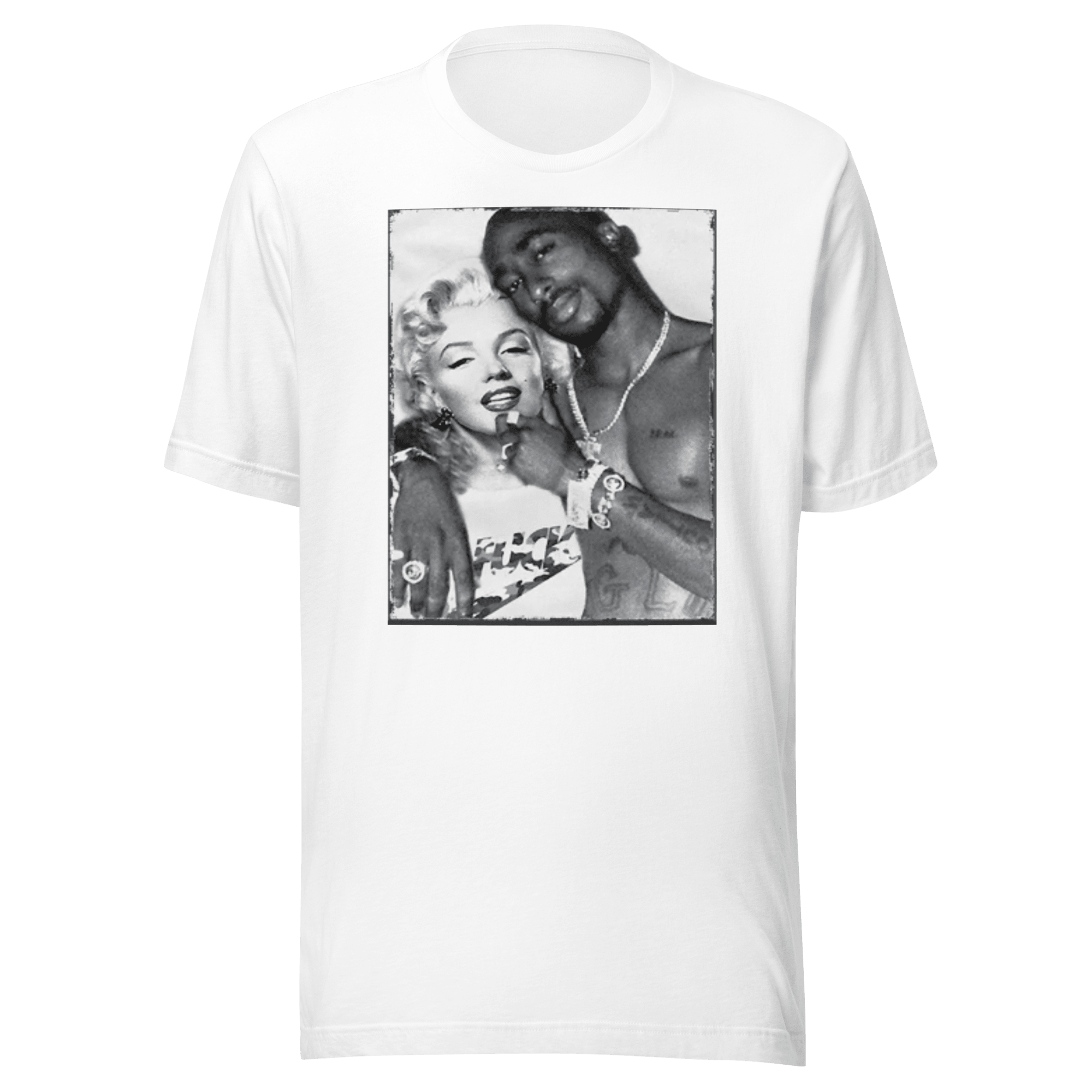 Iconic T-shirt Famous 50's Star Portrait With Decease Rap Artist Short Sleeve Crewneck Ultra Soft Top - TopKoalaTee