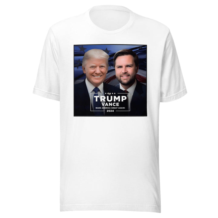 Trump Vance 24 Tshirt Short Sleeve 100% Cotton Unisex Crew Neck Top