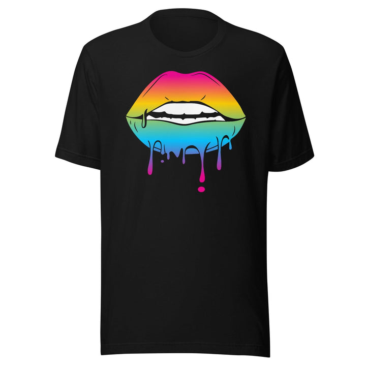 Urban T-shirt Colorful Melting Lips Short Sleeve Unisex Top - TopKoalaTee