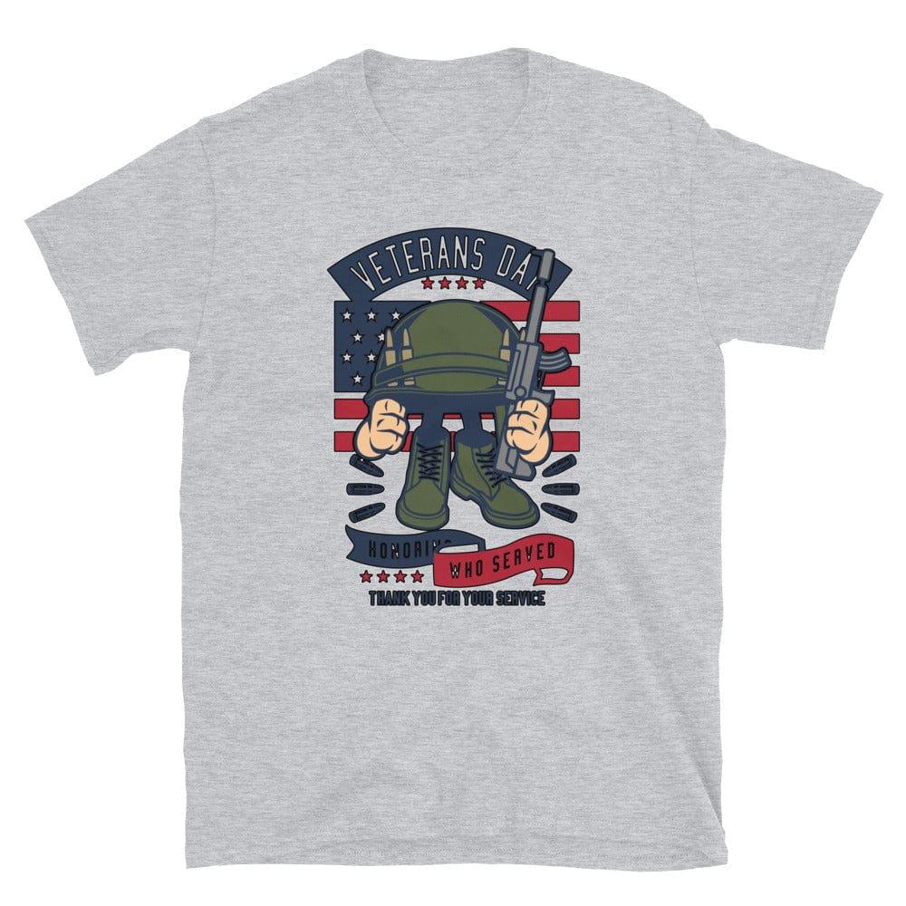 Veterans Day T-Shirt Thank You for your Service Honoring Those Who Served Short-Sleeve Unisex Top - TopKoalaTee