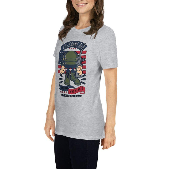 Veterans Day T-Shirt Thank You for your Service Honoring Those Who Served Short-Sleeve Unisex Top - TopKoalaTee