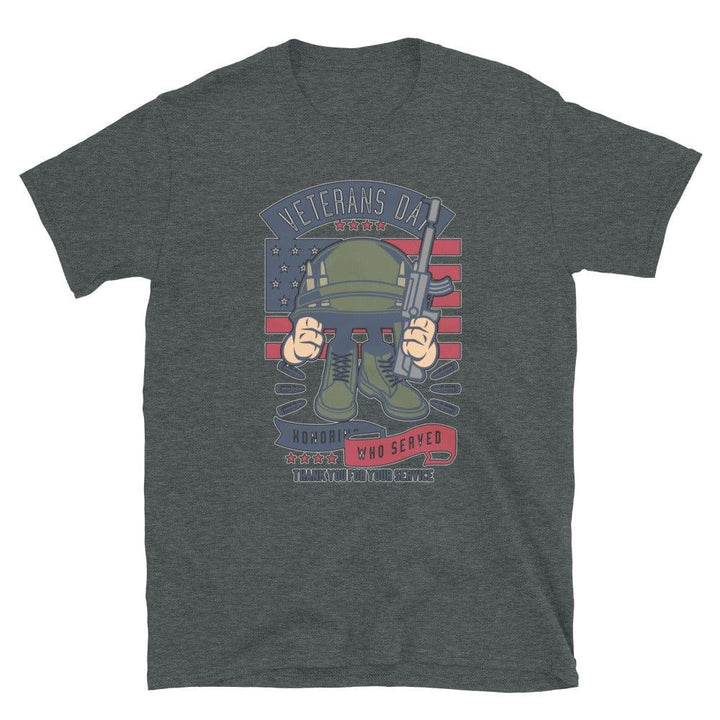 Veterans Day T-Shirt Thank You for your Service Honoring Those Who Served Short-Sleeve Unisex Top - TopKoalaTee