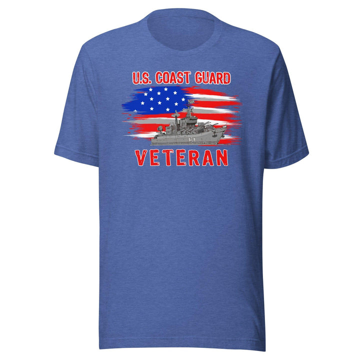 Veterans T-shirt US Coast Guard Short Sleeve Unisex Top - TopKoalaTee