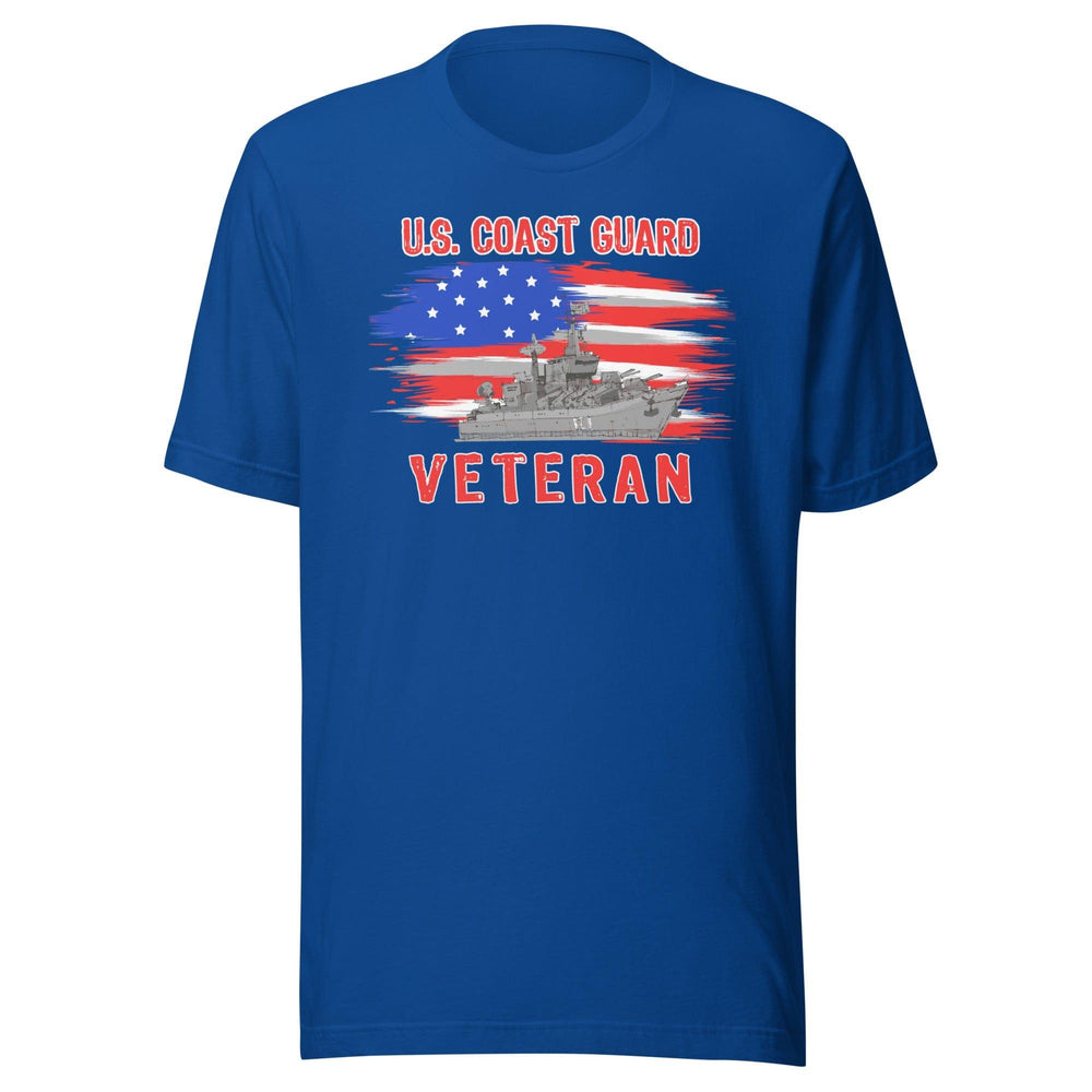 Veterans T-shirt US Coast Guard Short Sleeve Unisex Top - TopKoalaTee