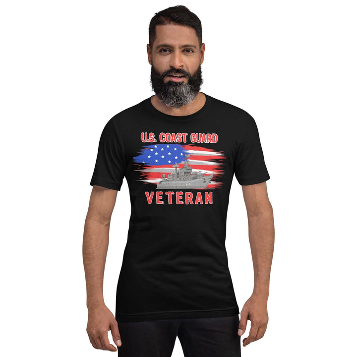 Veterans T-shirt US Coast Guard Short Sleeve Unisex Top - TopKoalaTee