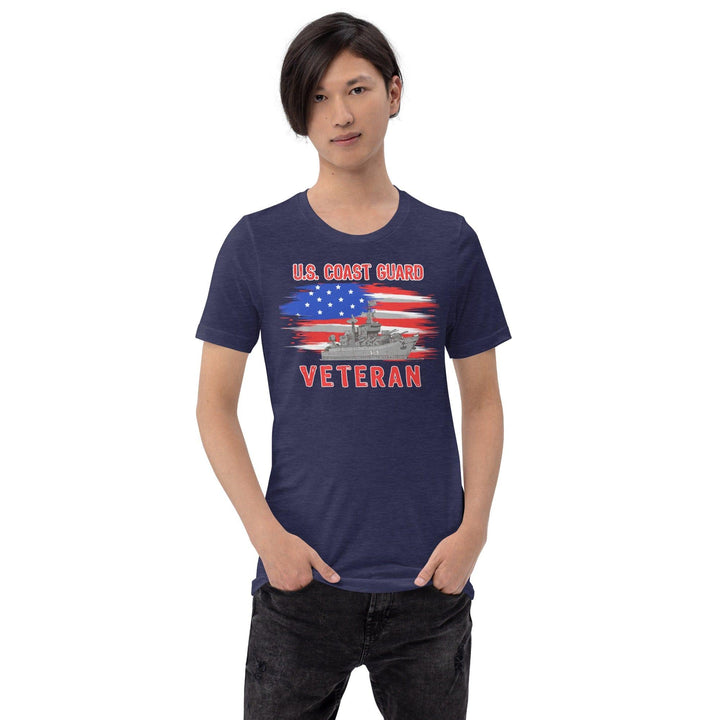 Veterans T-shirt US Coast Guard Short Sleeve Unisex Top - TopKoalaTee