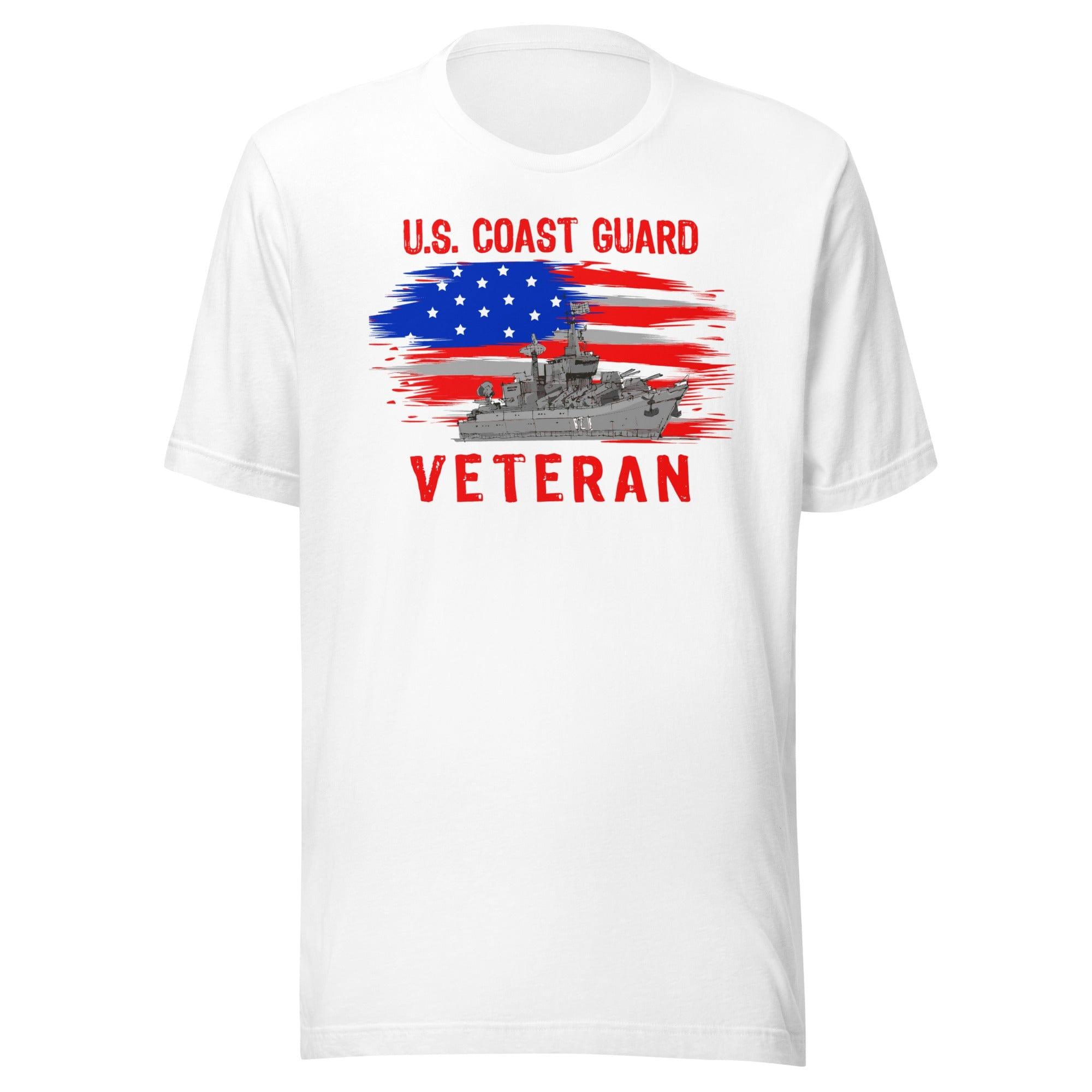 Veterans T-shirt US Coast Guard Short Sleeve Unisex Top - TopKoalaTee