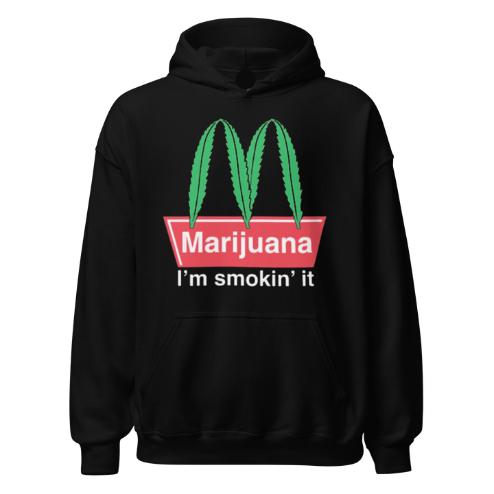 Softstyle Hoodie Top Koala Marijuana I'm Just Smokin It Blended Pullover - TopKoalaTee