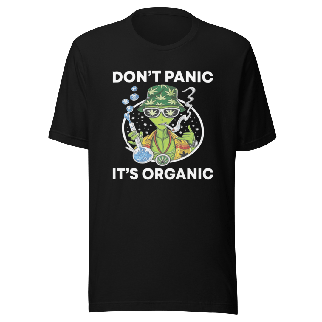 Short Sleeve Ultra Soft T-shirt Don't Panic It's Organic 100% Cotton Tee - TopKoalaTee