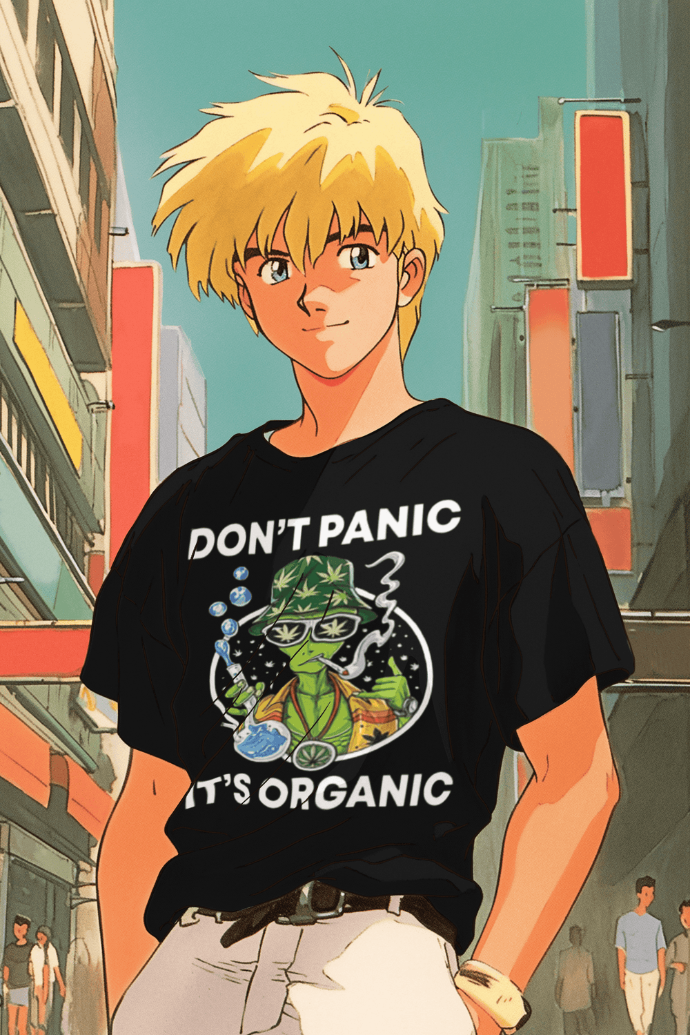 Short Sleeve Ultra Soft T-shirt Don't Panic It's Organic 100% Cotton Tee - TopKoalaTee