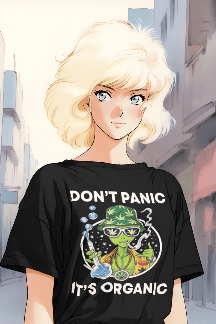 Short Sleeve Ultra Soft T-shirt Don't Panic It's Organic 100% Cotton Tee - TopKoalaTee