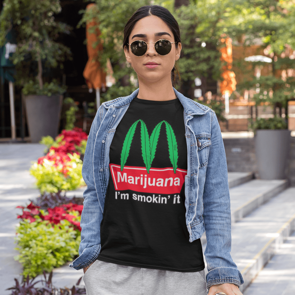 Mcdonalds T-Shirt Top Koala Softstyle Marijuana I'm Smokin It Unisex Tee - TopKoalaTee